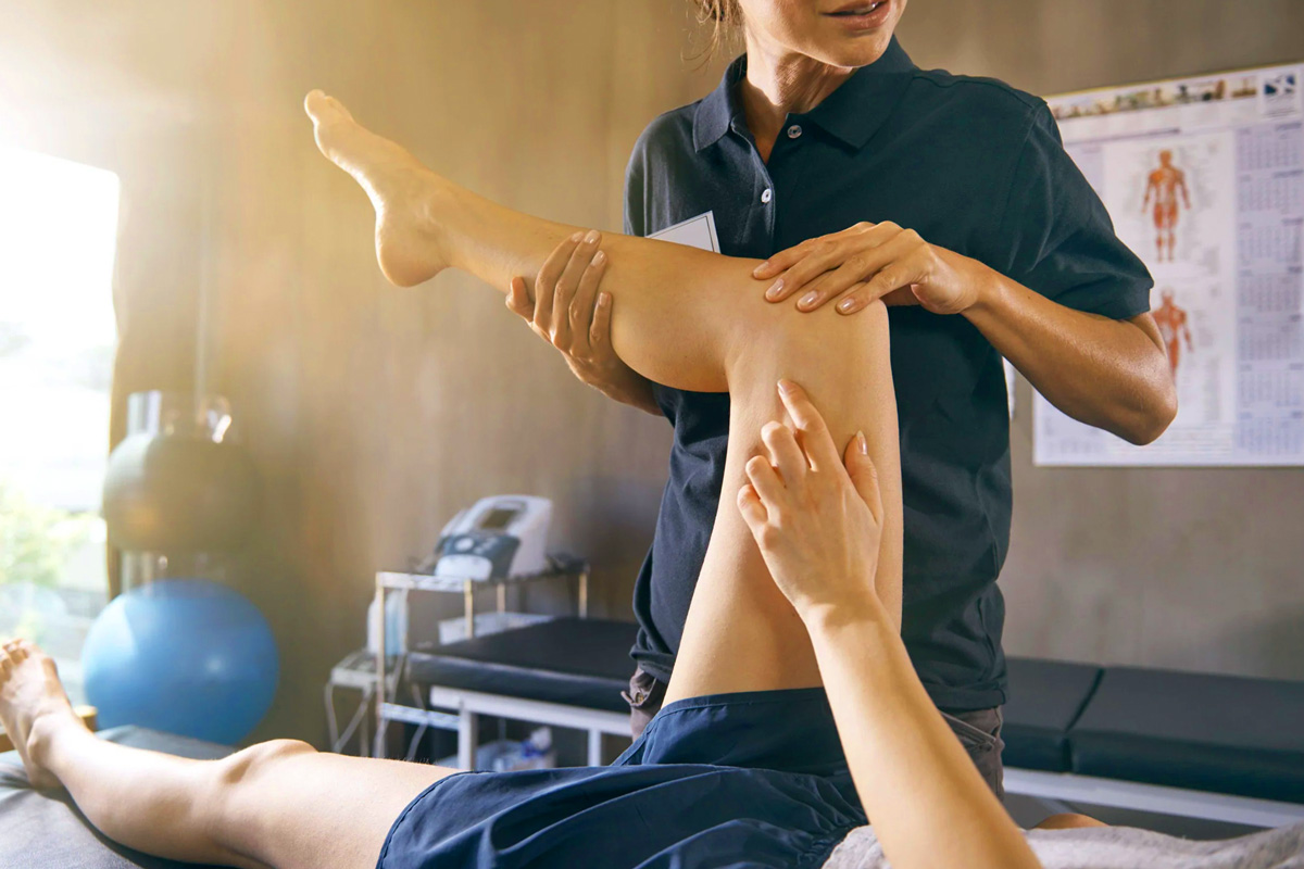 Sesión individual de fisioterapia en M Pilates Madrid